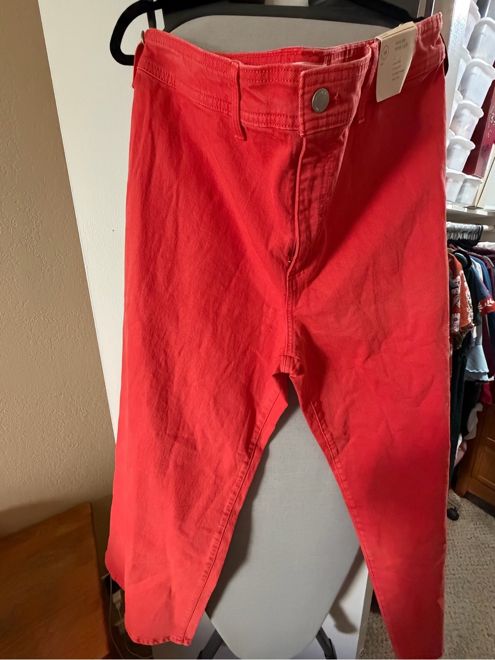 Universal Thread High-Rise Women's Jeans in Bright Red